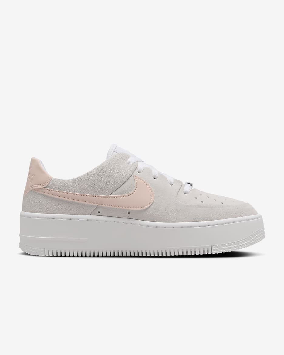 Nike women's air force 1 sage low cool grey best sale